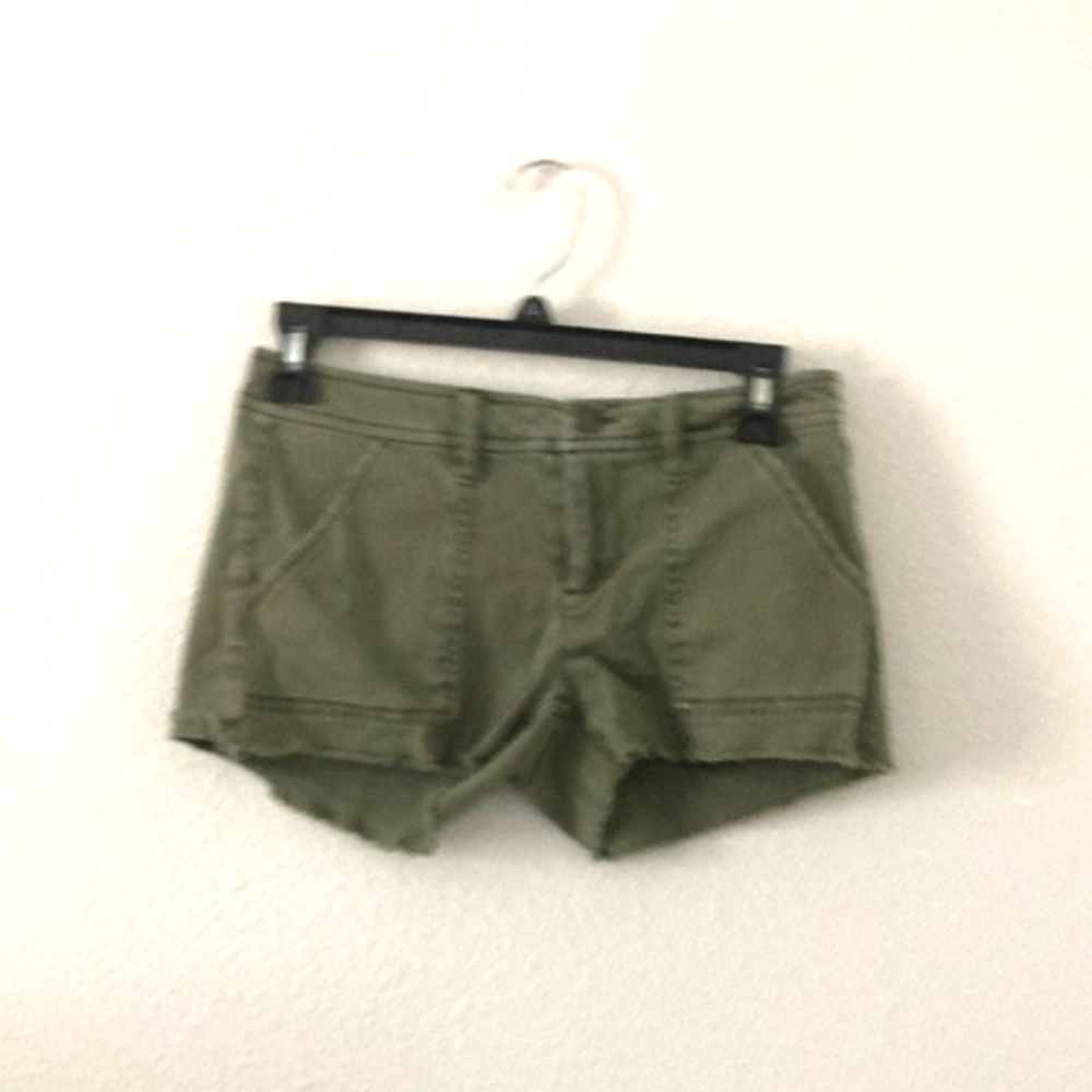 Tinseltown Denim Couture Junior Olive Shorts